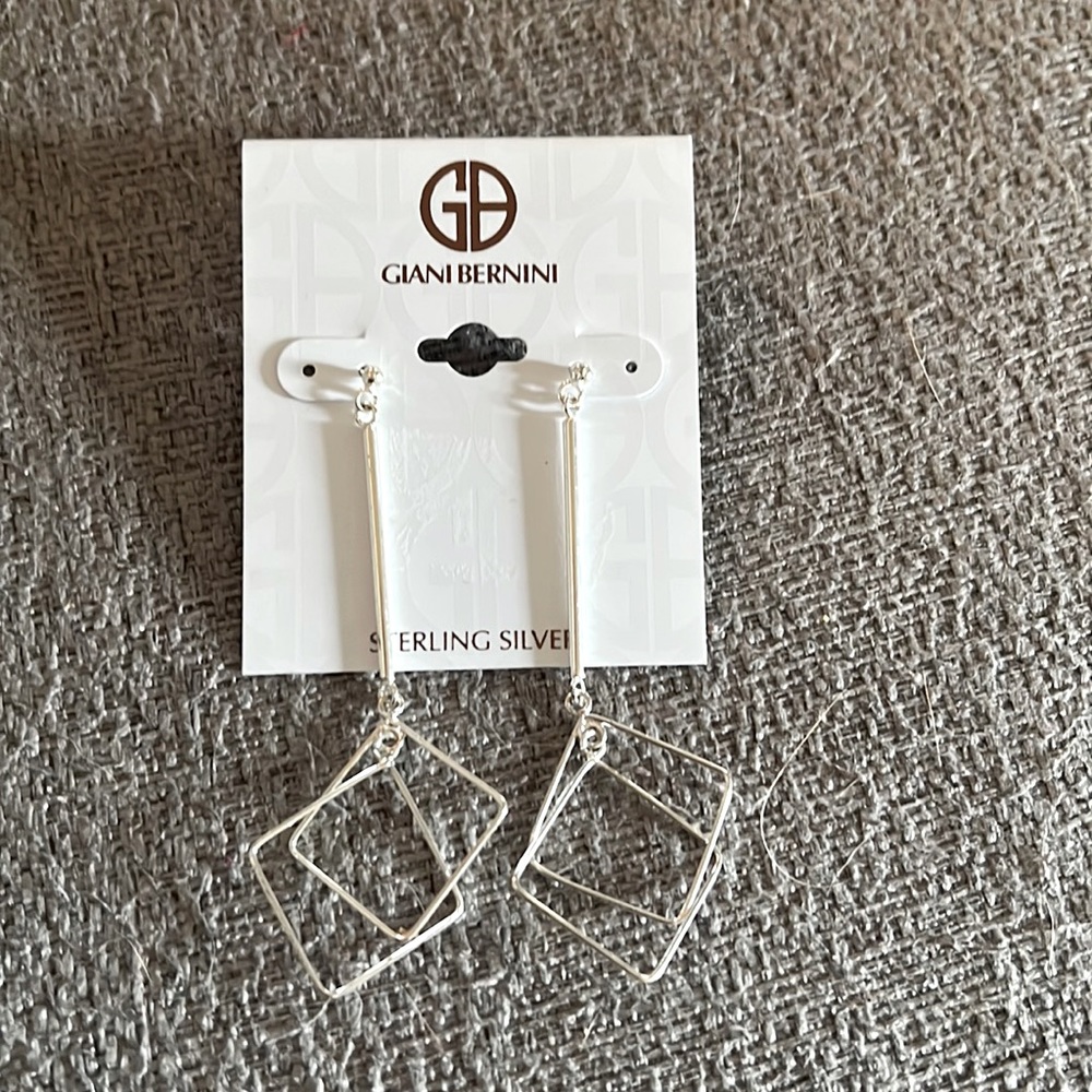 NWT Sterling Silver Drop Earrings